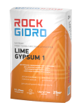 ROCKGIDRO "LIME GYPSUM 1" Базовая известково-гипсовая штукатурка 25 кг